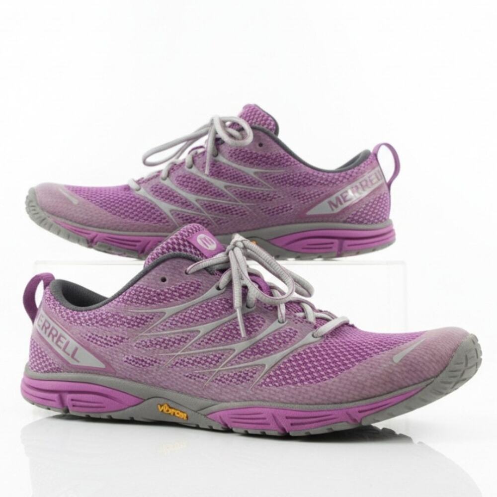 Merrell Road Glove Dash 3 Running Shoes Women's Size 9 Purple Ice Sneakers - Picture 3 of 12